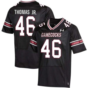 Men Bryan Thomas Jr. Black South Carolina Gamecocks #46 College Football 2025 Jersey 264128-700
