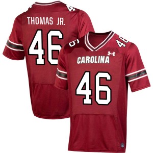 Men's Bryan Thomas Jr. Garnet South Carolina Gamecocks #46 College Football Game Jerseys 951527-891