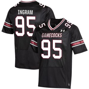 Men's Christian Ingram Black South Carolina Gamecocks #95 College Football Limited Jerseys 408986-766