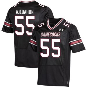 Men Damola Ajidahun Black South Carolina Gamecocks #55 College Football Replica Jerseys 168872-365