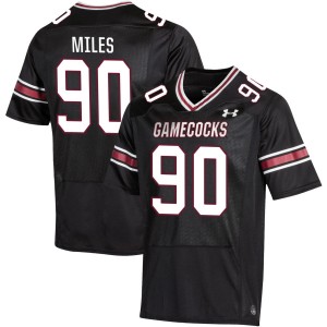 Men Davonte Miles Black South Carolina Gamecocks #90 College Football Limited Jersey 118071-890
