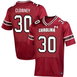 Men Demon Clowney Garnet South Carolina Gamecocks #30 College Football 2025 Jersey 619246-784