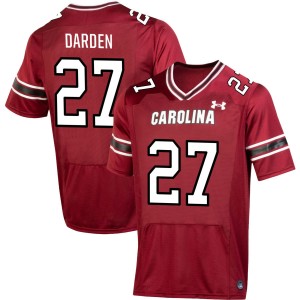 Men's Donovan Darden Garnet South Carolina Gamecocks #27 College Football High School Jerseys 772763-318