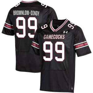 Men's Gabriel Brownlow-Dindy Black South Carolina Gamecocks #99 College Football High School Jersey 940396-290