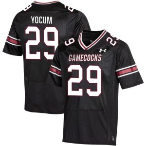 Men's Gunnar Yocum Black South Carolina Gamecocks #29 College Football Limited Jerseys 789682-926