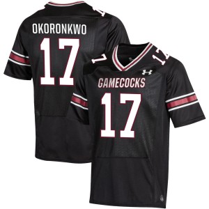 Mens Justin Okoronkwo Black South Carolina Gamecocks #17 College Football Limited Jersey 566141-530