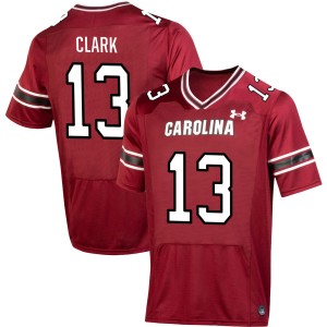 Men Malik Clark Garnet South Carolina Gamecocks #13 College Football High School Jersey 817391-939
