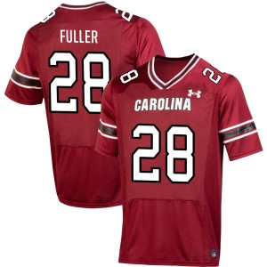 Men's Matt Fuller Garnet South Carolina Gamecocks #28 College Football Embroidery Jerseys 717221-992