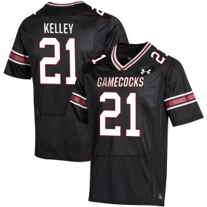 Mens Max Kelley Black South Carolina Gamecocks #21 College Football 2025-26 Jerseys 570236-752
