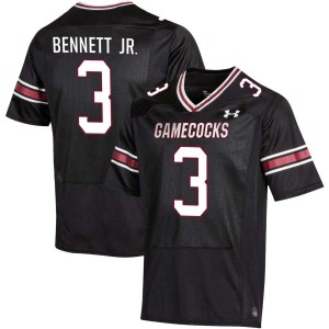 Mens Mazeo Bennett Jr. Black South Carolina Gamecocks #3 College Football Game Jersey 839789-383