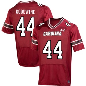 Men's Monkell Goodwine Garnet South Carolina Gamecocks #44 College Football Embroidery Jersey 129057-427