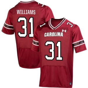 Men Peyton Williams Garnet South Carolina Gamecocks #31 College Football NCAA Jerseys 643020-880