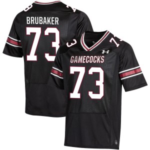 Men Ryan Brubaker Black South Carolina Gamecocks #73 College Football Stitched Jersey 849370-319