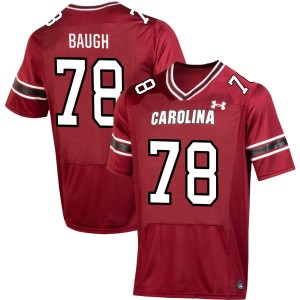 Men's Trovon Baugh Garnet South Carolina Gamecocks #78 College Football Player Jerseys 100138-816