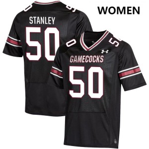 Women's Boaz Stanley Black South Carolina Gamecocks #50 College Football 2025 Jersey 165897-995
