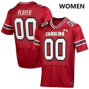 Womens Custom Garnet South Carolina Gamecocks #00 College Football Limited Jersey 979124-734