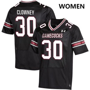 Women Demon Clowney Black South Carolina Gamecocks #30 College Football Official Jerseys 654898-677