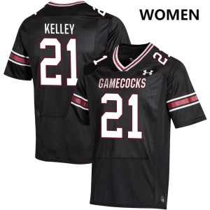 Women's Max Kelley Black South Carolina Gamecocks #21 College Football Alumni Jersey 229188-349