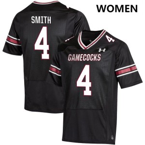 Women's Michael Smith Black South Carolina Gamecocks #4 College Football Game Jerseys 226652-817