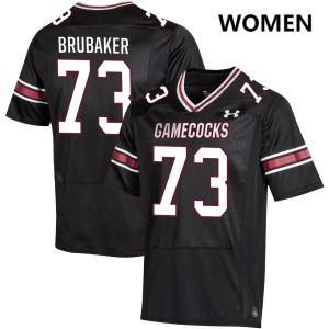Women's Ryan Brubaker Black South Carolina Gamecocks #73 College Football Player Jersey 323228-182