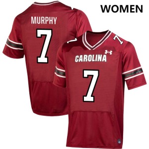 Women Shawn Murphy Garnet South Carolina Gamecocks #7 College Football Replica Jersey 887934-431