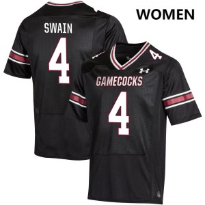 Womens Vicari Swain Black South Carolina Gamecocks #4 College Football NCAA Jerseys 821726-107