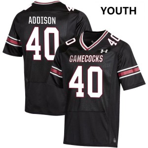 Youth Anthony Addison Black South Carolina Gamecocks #40 College Football Player Jersey 461472-802