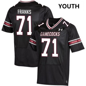 Youth Blake Franks Black South Carolina Gamecocks #71 College Football Official Jerseys 471625-199