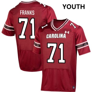Youth Blake Franks Garnet South Carolina Gamecocks #71 College Football Alumni Jerseys 710739-845
