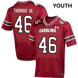 Youth Bryan Thomas Jr. Garnet South Carolina Gamecocks #46 College Football Alumni Jerseys 711653-608