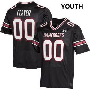 Youth Custom Black South Carolina Gamecocks #00 College Football Limited Jersey 272946-650