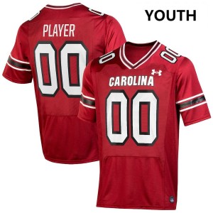 Youth Custom Garnet South Carolina Gamecocks #00 College Football 2025 Jersey 403362-877