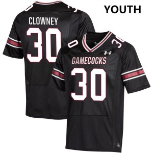 Youth Demon Clowney Black South Carolina Gamecocks #30 College Football Limited Jerseys 394283-889