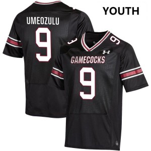 Youth Desmond Umeozulu Black South Carolina Gamecocks #9 College Football Player Jersey 564980-160