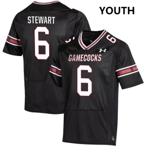 Youth Dylan Stewart Black South Carolina Gamecocks #6 College Football High School Jerseys 926087-947