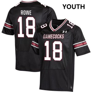 Youth Brian Rowe Black South Carolina Gamecocks #18 College Football NCAA Jersey 620382-888