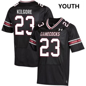 Youth Gerald Kilgore Black South Carolina Gamecocks #23 College Football 2025 Jersey 107140-222