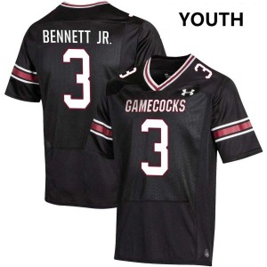Youth Mazeo Bennett Jr. Black South Carolina Gamecocks #3 College Football Official Jerseys 945816-666