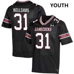 Youth Peyton Williams Black South Carolina Gamecocks #31 College Football High School Jersey 806379-655