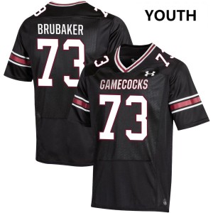 Youth Ryan Brubaker Black South Carolina Gamecocks #73 College Football University Jersey 922066-907