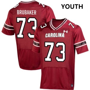 Youth Ryan Brubaker Garnet South Carolina Gamecocks #73 College Football Limited Jerseys 601273-761