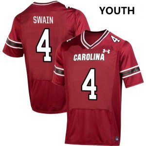 Youth Vicari Swain Garnet South Carolina Gamecocks #4 College Football 2025-26 Jerseys 613461-992