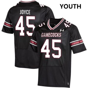 Youth William Joyce Black South Carolina Gamecocks #45 College Football Embroidery Jerseys 243287-251
